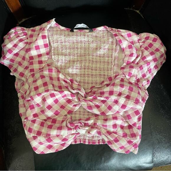 Zara gingham crop top - Picture 2 of 7